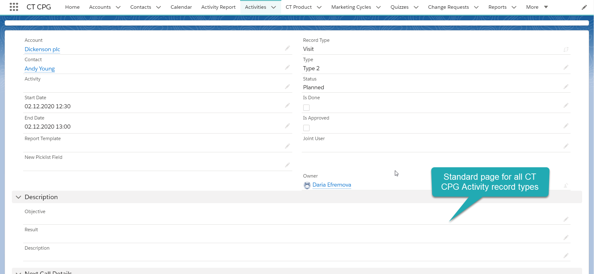 Standard Layout Interface