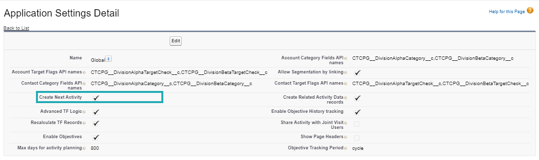 application next activity setup
