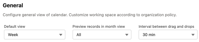 cpg settings general