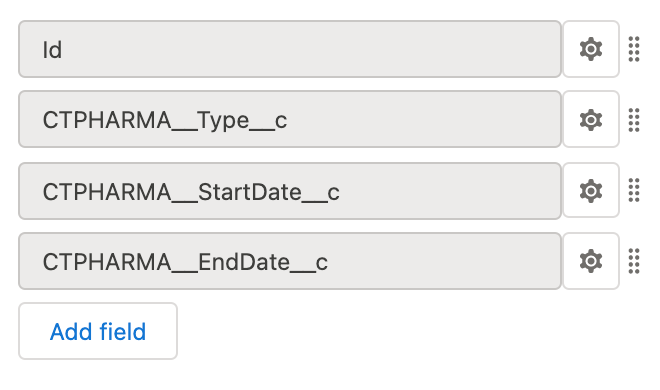 Section Added Fields