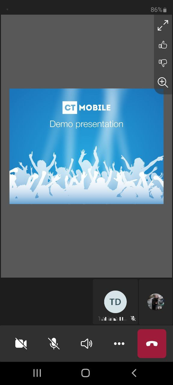 Remote Detailing Teams Attendee Mobile