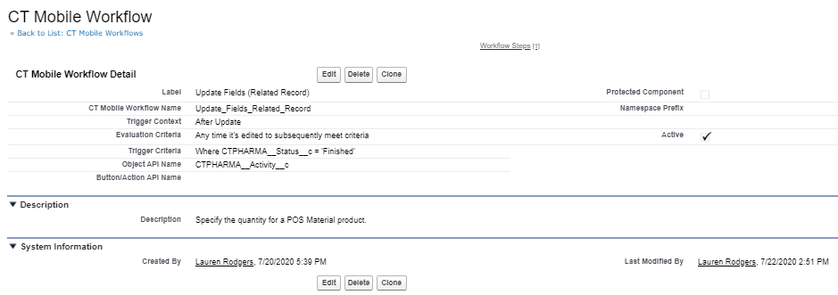 Workflow Related record en