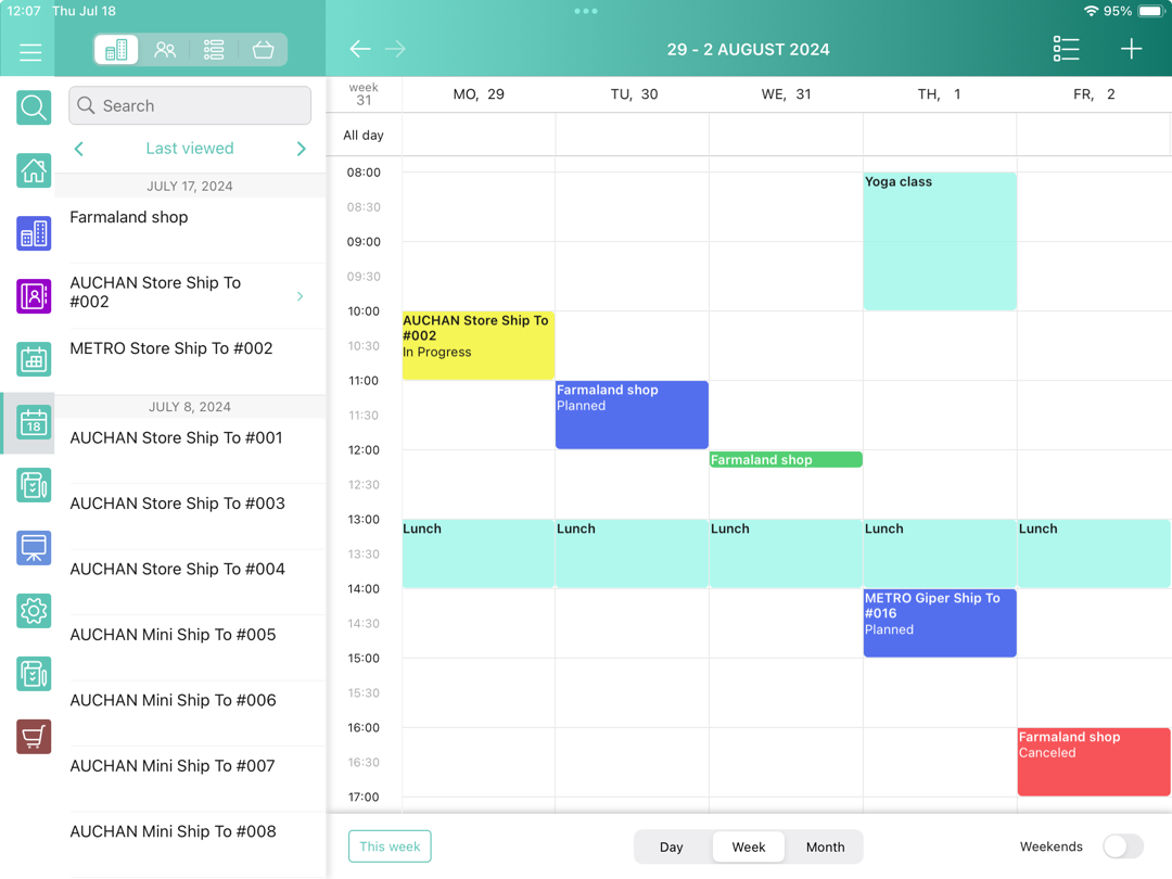 calendar multiple