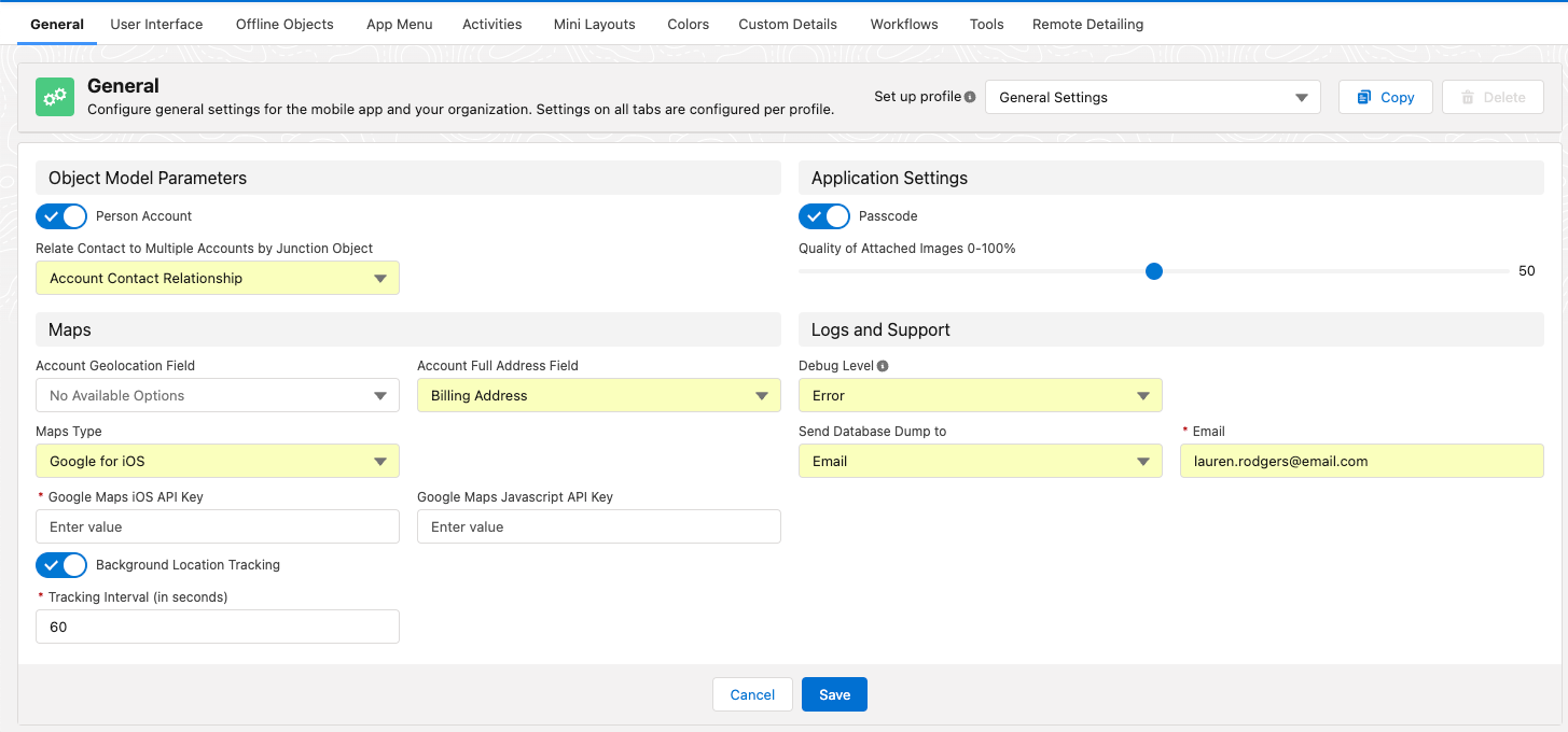 ctm control panel general new