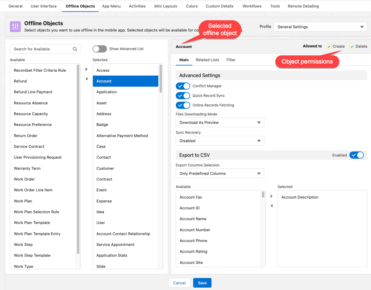 ctm control panel offline objects new
