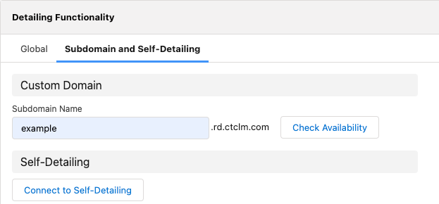 ctm control panel remote detailing subdomain