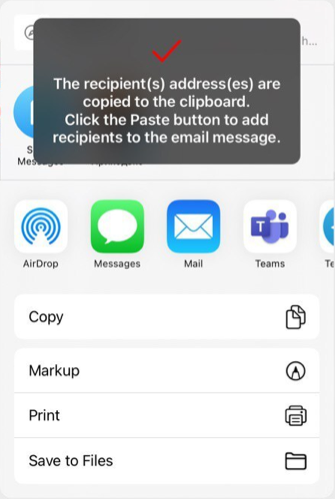 ctmobile ios share menu