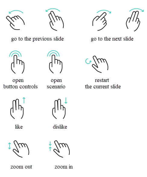 gestures ios en