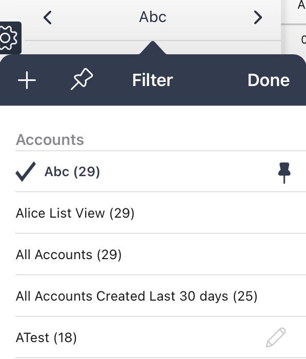 ios calendar list view