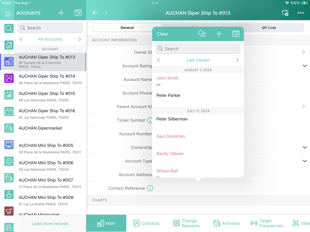 optional lookup filter