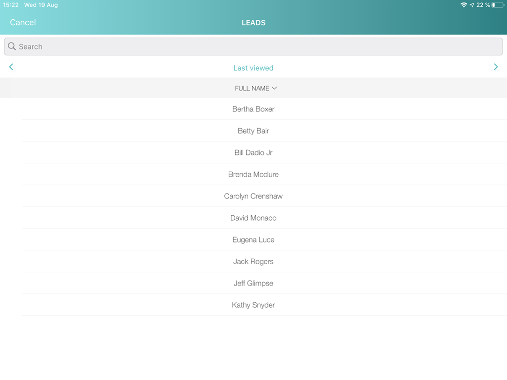 Hardcoded List View
