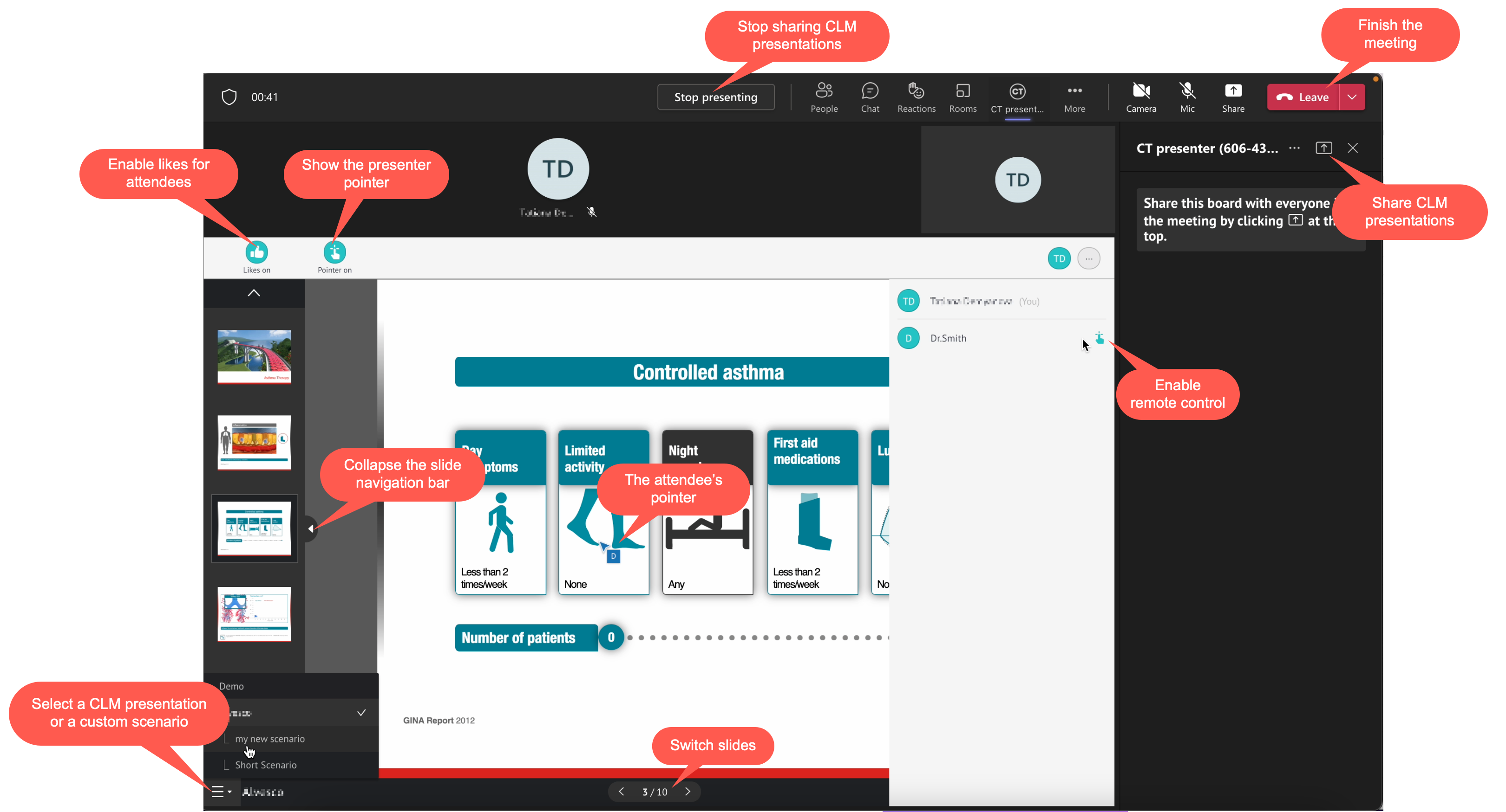 Remote Detailing Teams Presenter