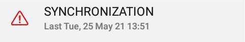 Sync Error