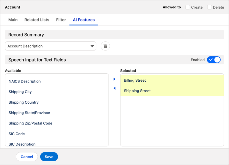 ctm control panel new ai features