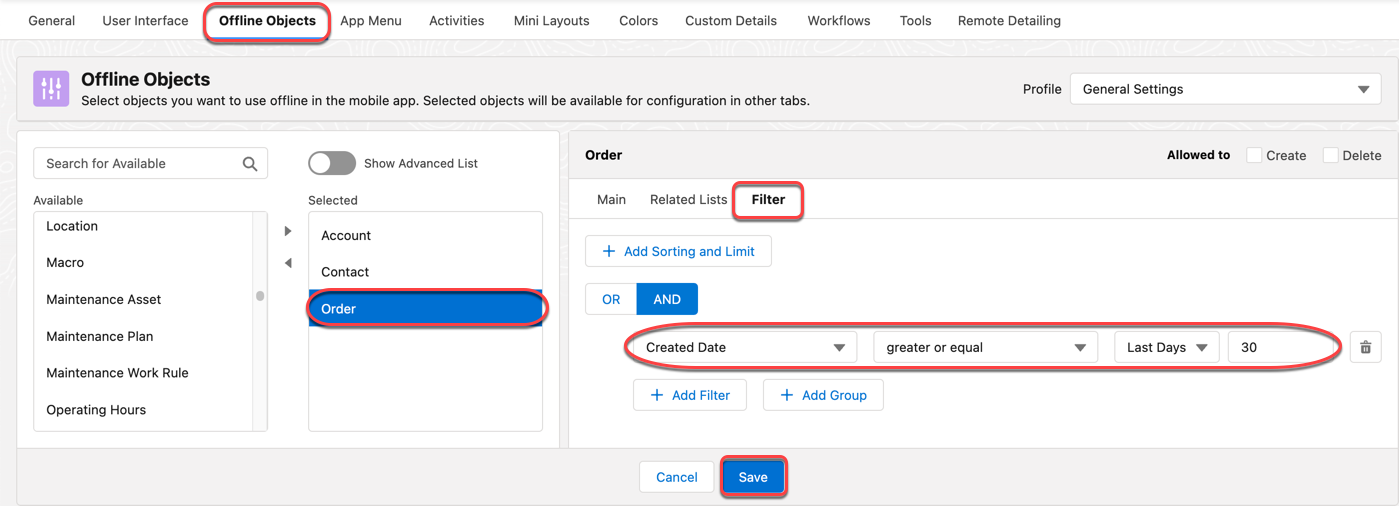 ctm control panel new filtering offline objects example
