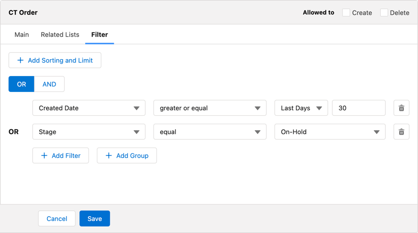 ctm control panel new filtering offline objects example2