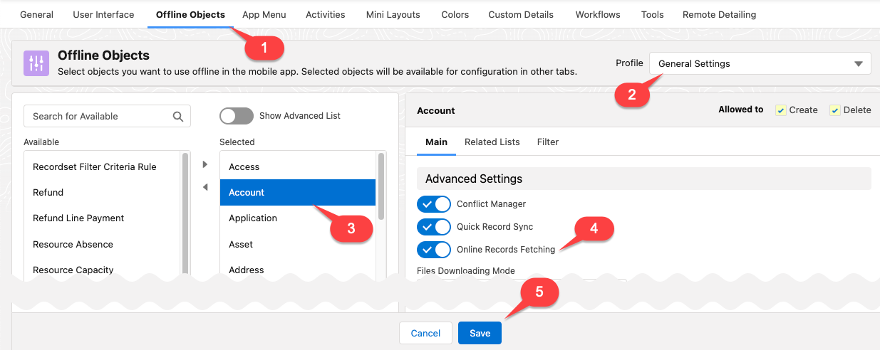 ctm control panel new online records fetching