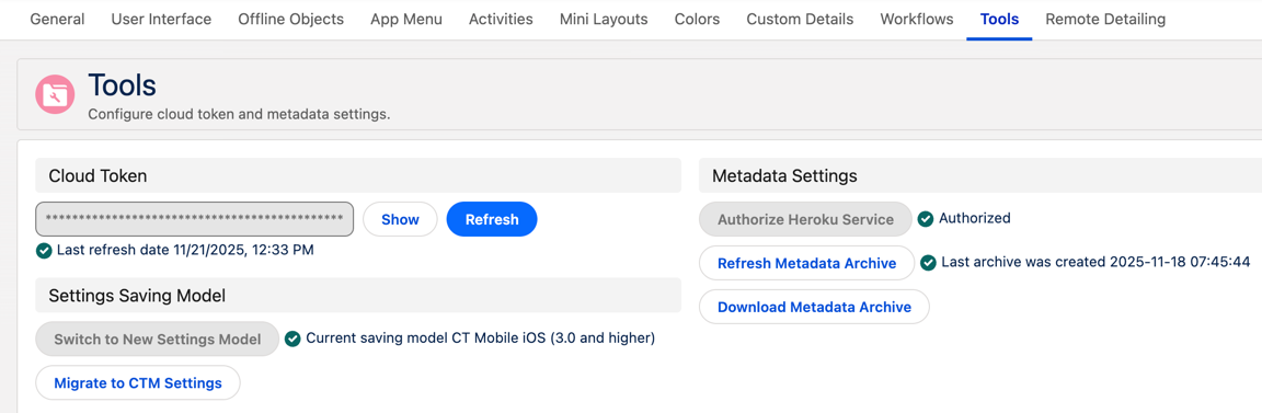 ctm control panel tools new