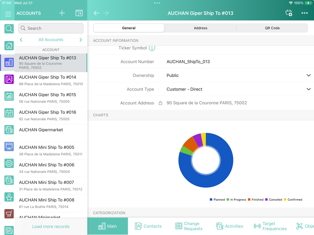 dashboard mobile layout