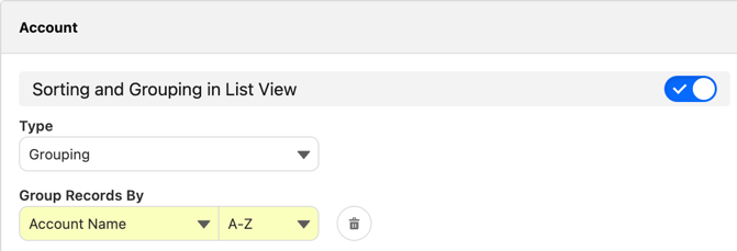 ios 3.0 app menu grouping records