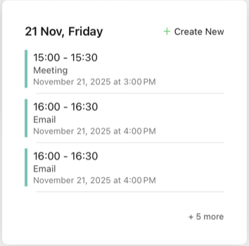 ios 3.0 widgets todays agenda