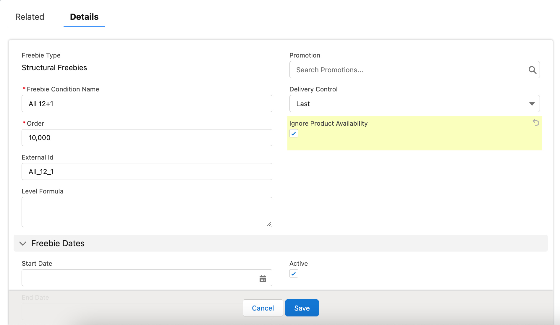6.1 Ignore PA for Freebie