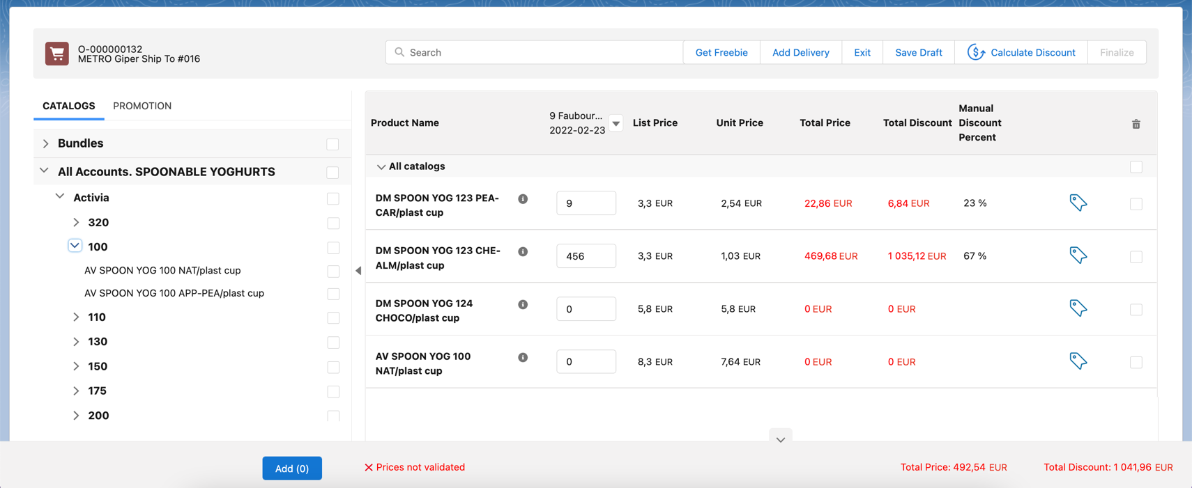 Calculate Discounts Links WS