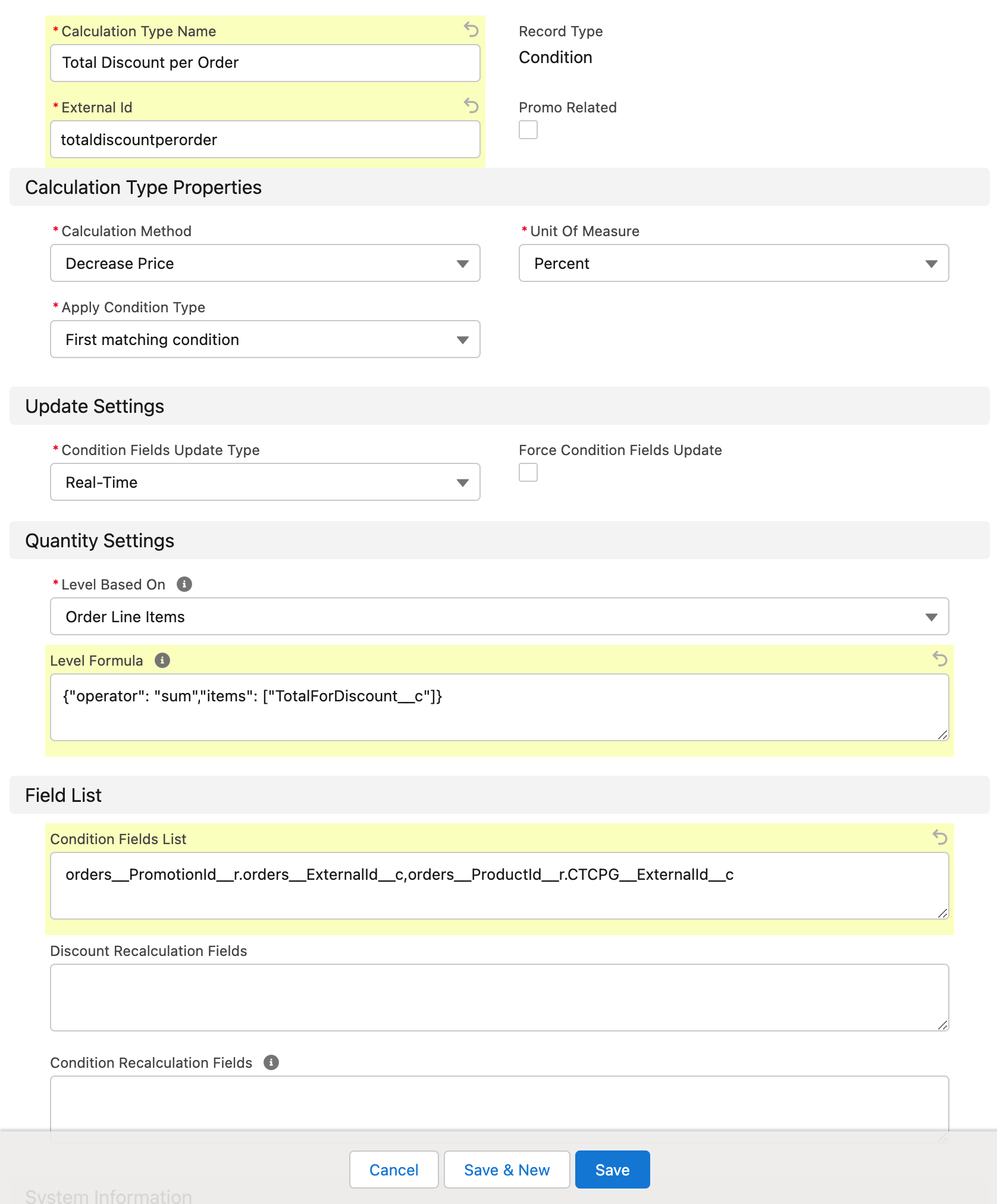 Calculation Type 2.5