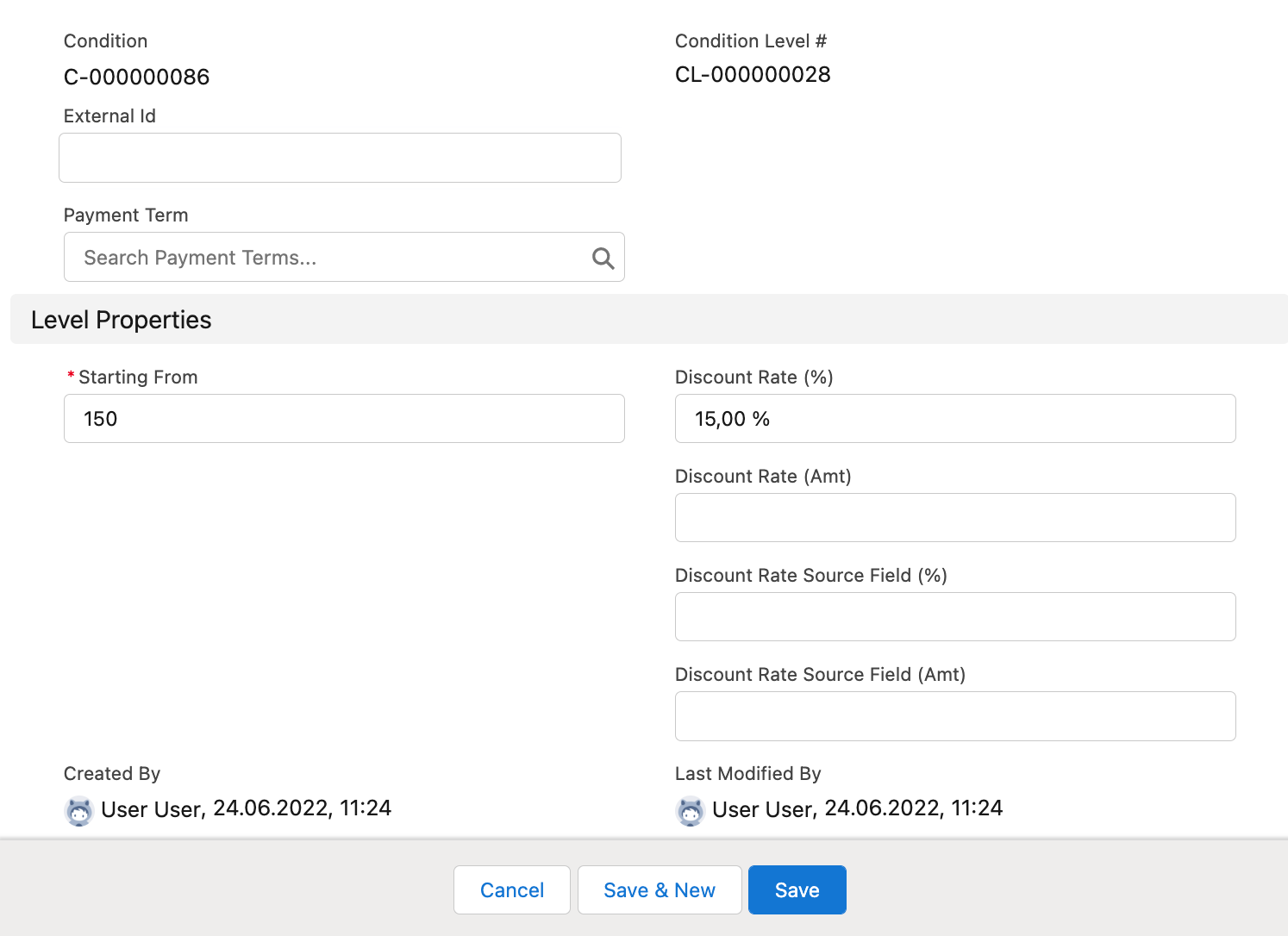 Condition Level 2 2.4