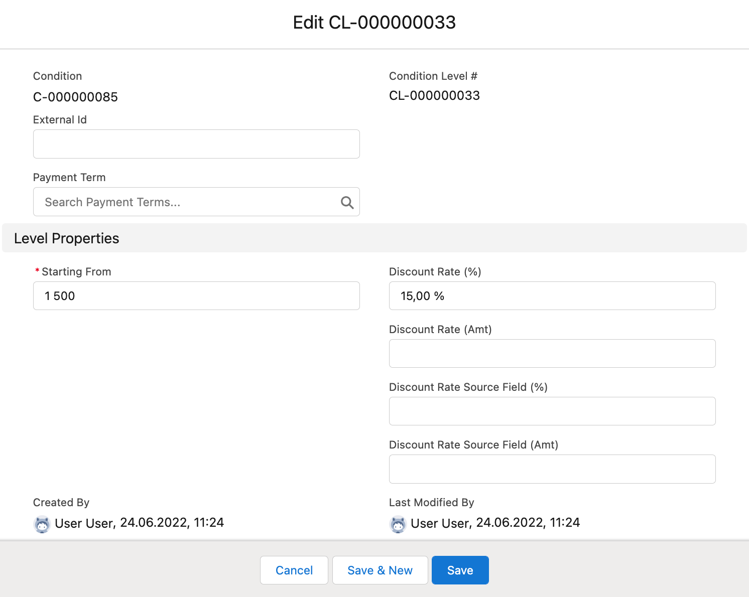 Condition Level 2 2.5