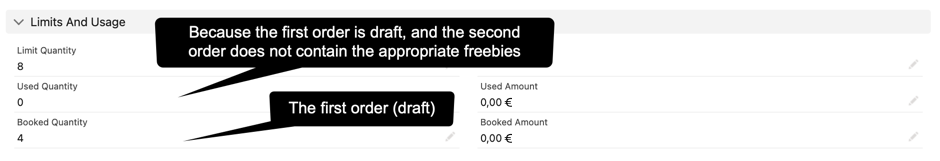 Quotas for Freebies (2 orders)