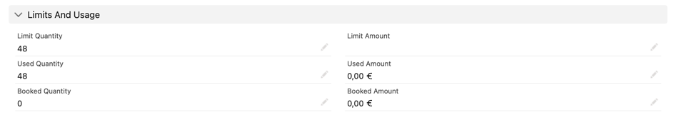 Quotas for a Product (2 orders) 2