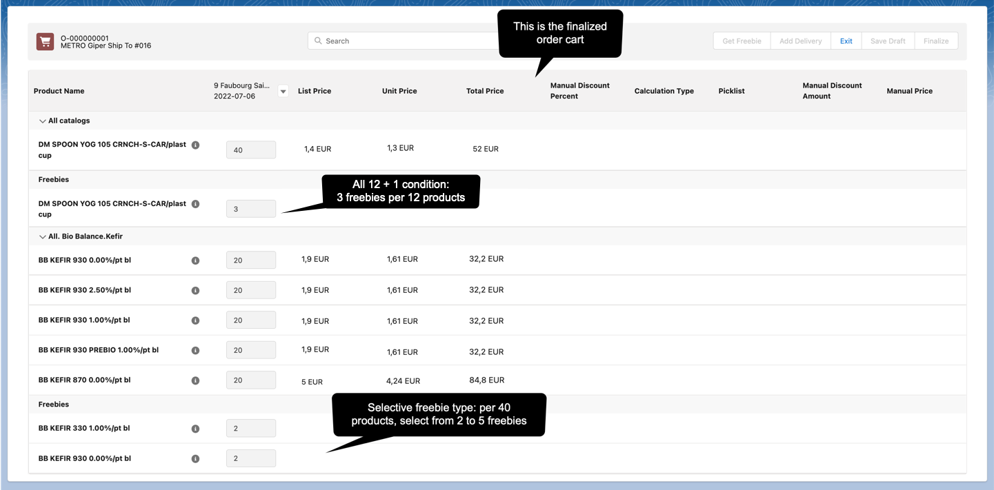 Second Order Quota for a Freebie