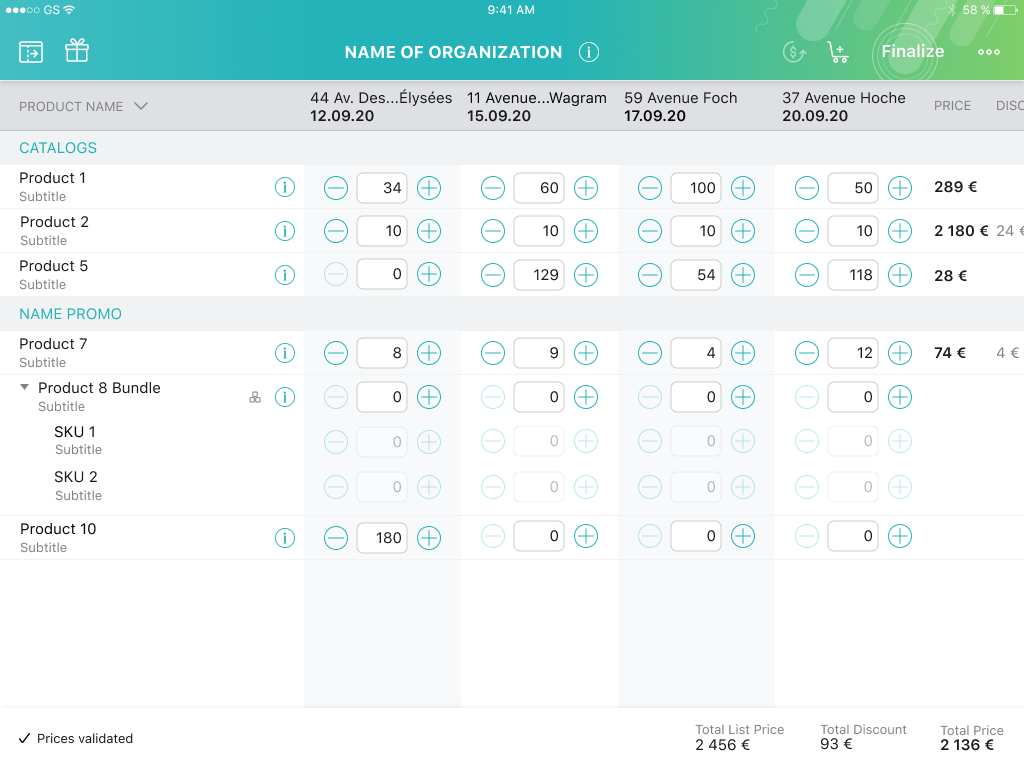 Web Service Calculation CT Mobile
