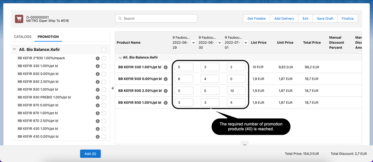 Workshop 3.0 Chekpoint Promotion Freebie Order Cart