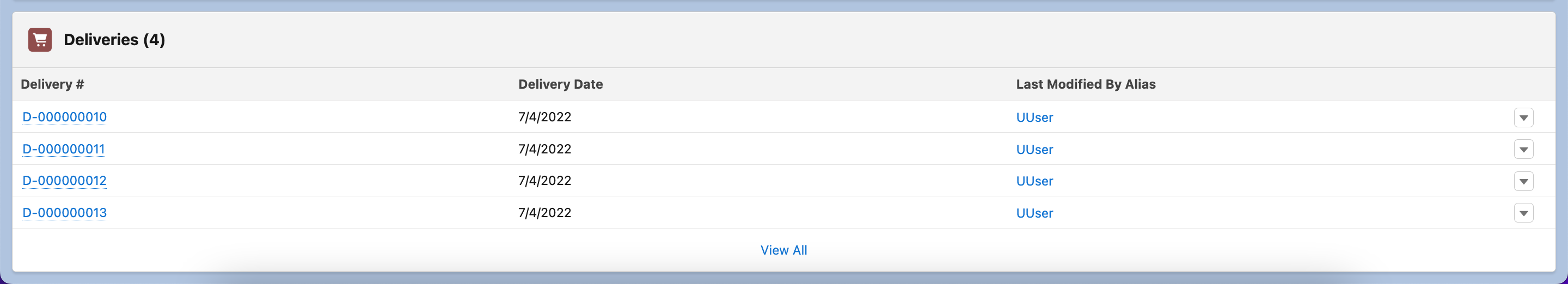 Workshop 6.0 Number of deliveries Order Split 