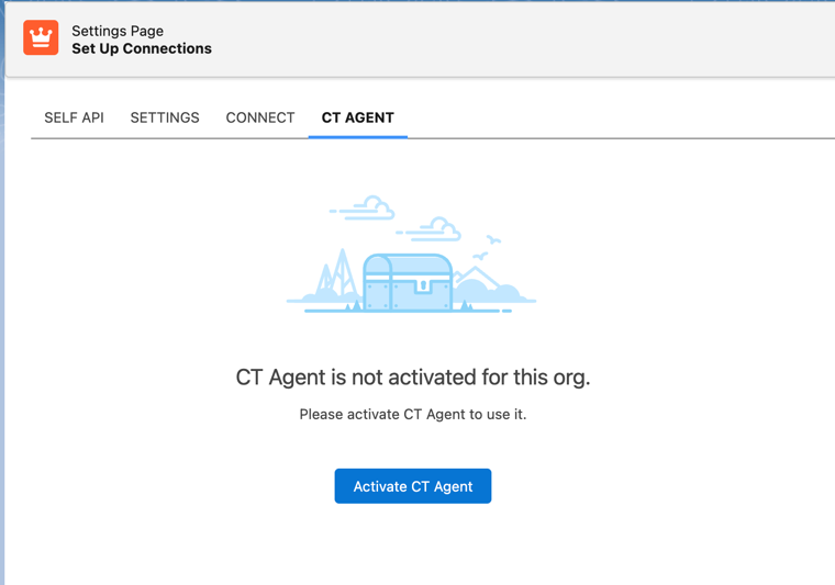 ct agent not activated