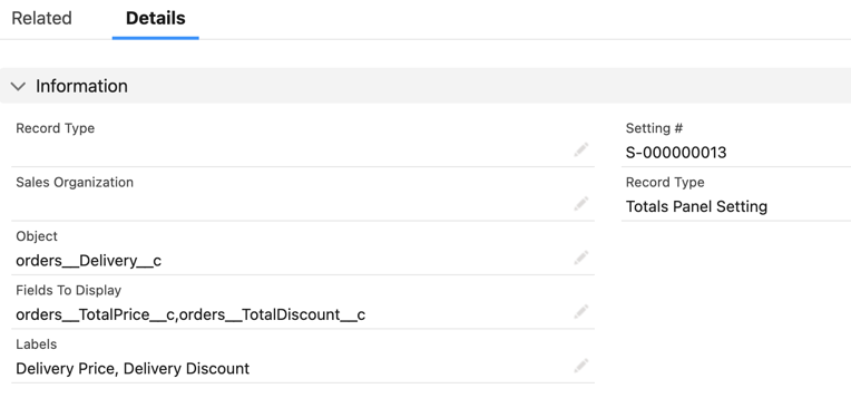 ctorders delivery total panel settings