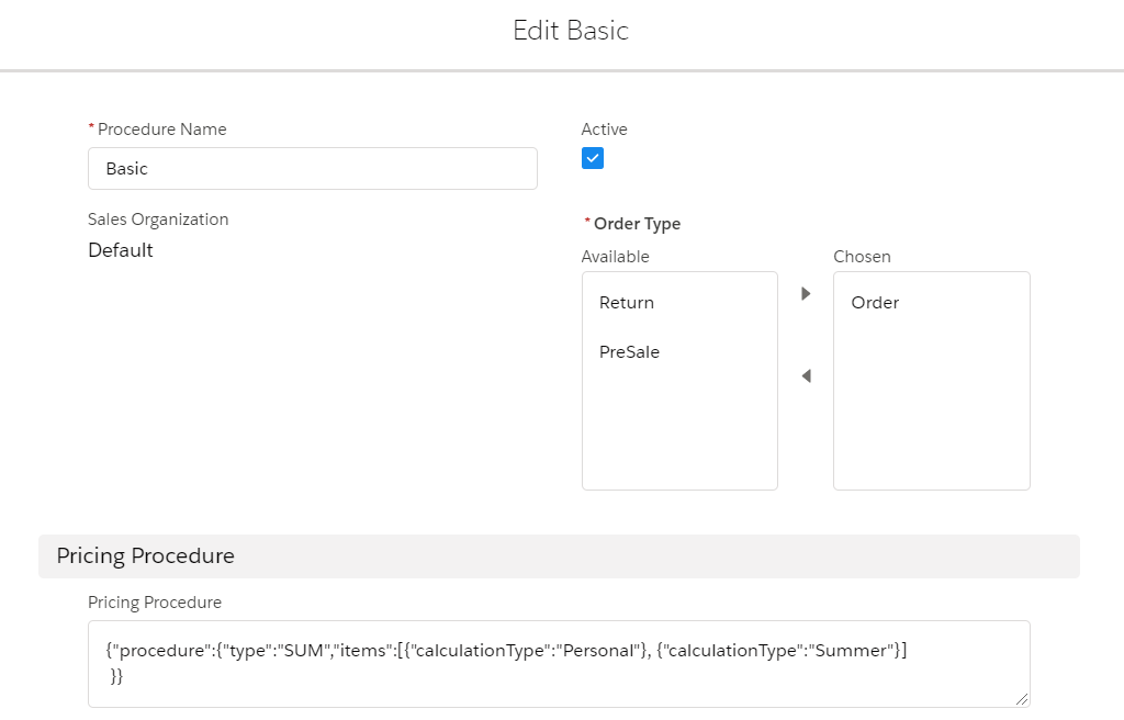 pricing procedure 2020 05 22