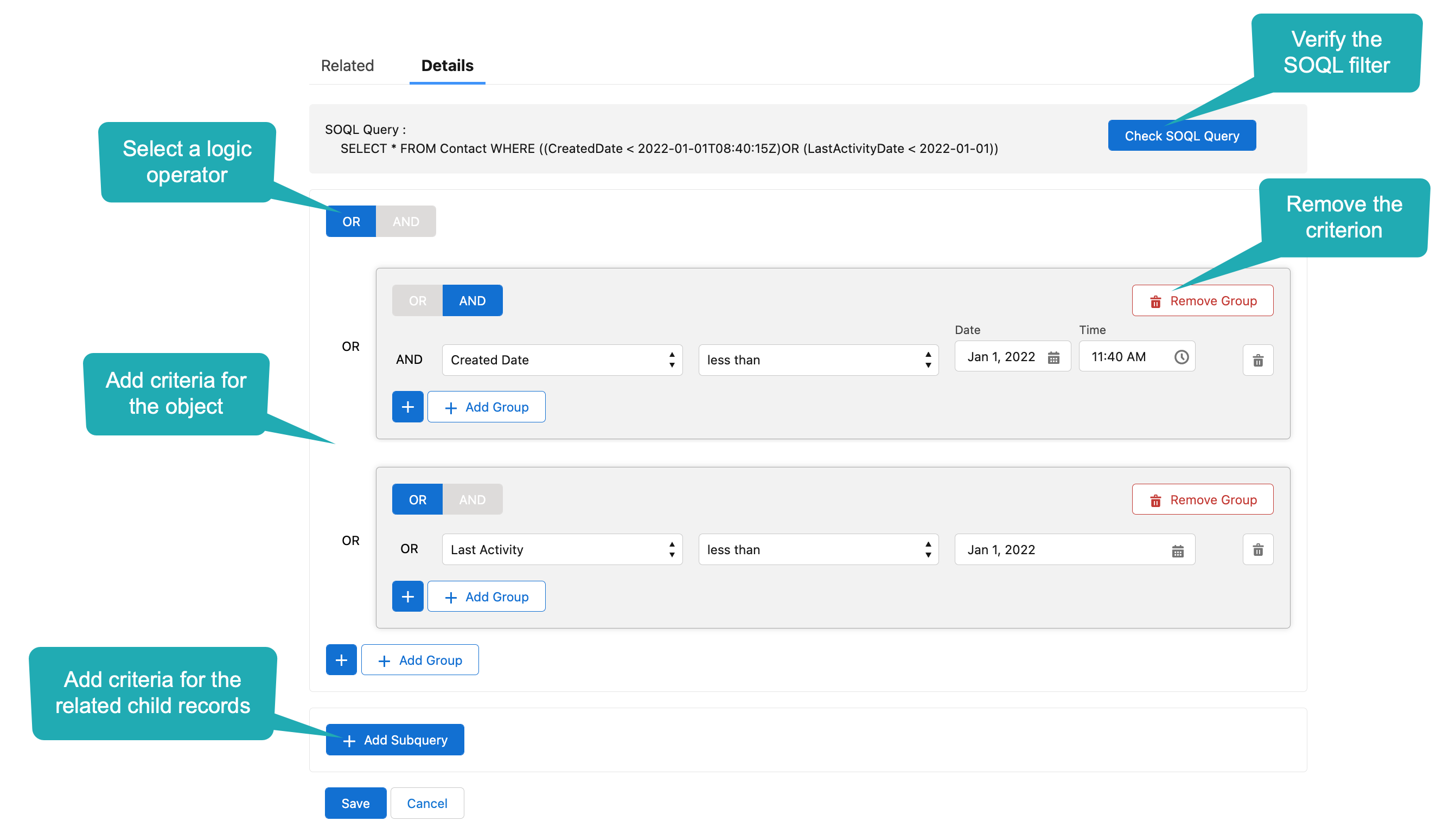 Create a static Pharma Group SOQL Builder