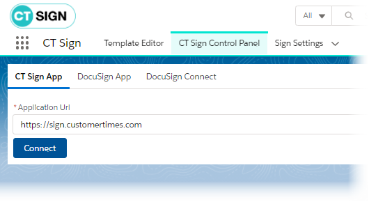 CT Sign Control Panel Overview