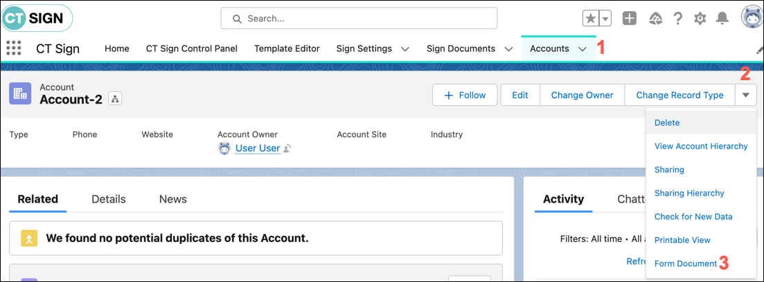 ctsign form document